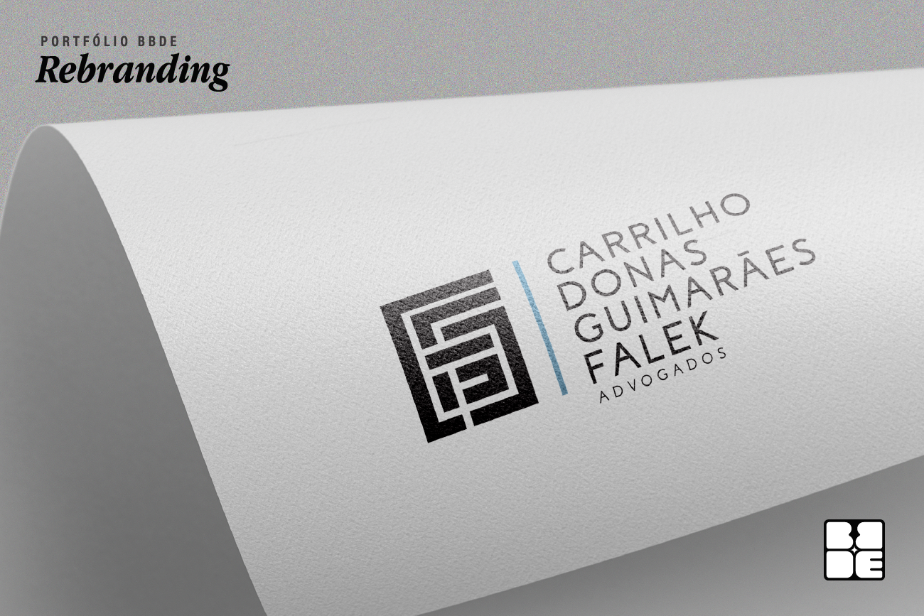 No momento você está vendo Portfólio BBDE | Rebranding Carrilho Donas Guimarães Falek